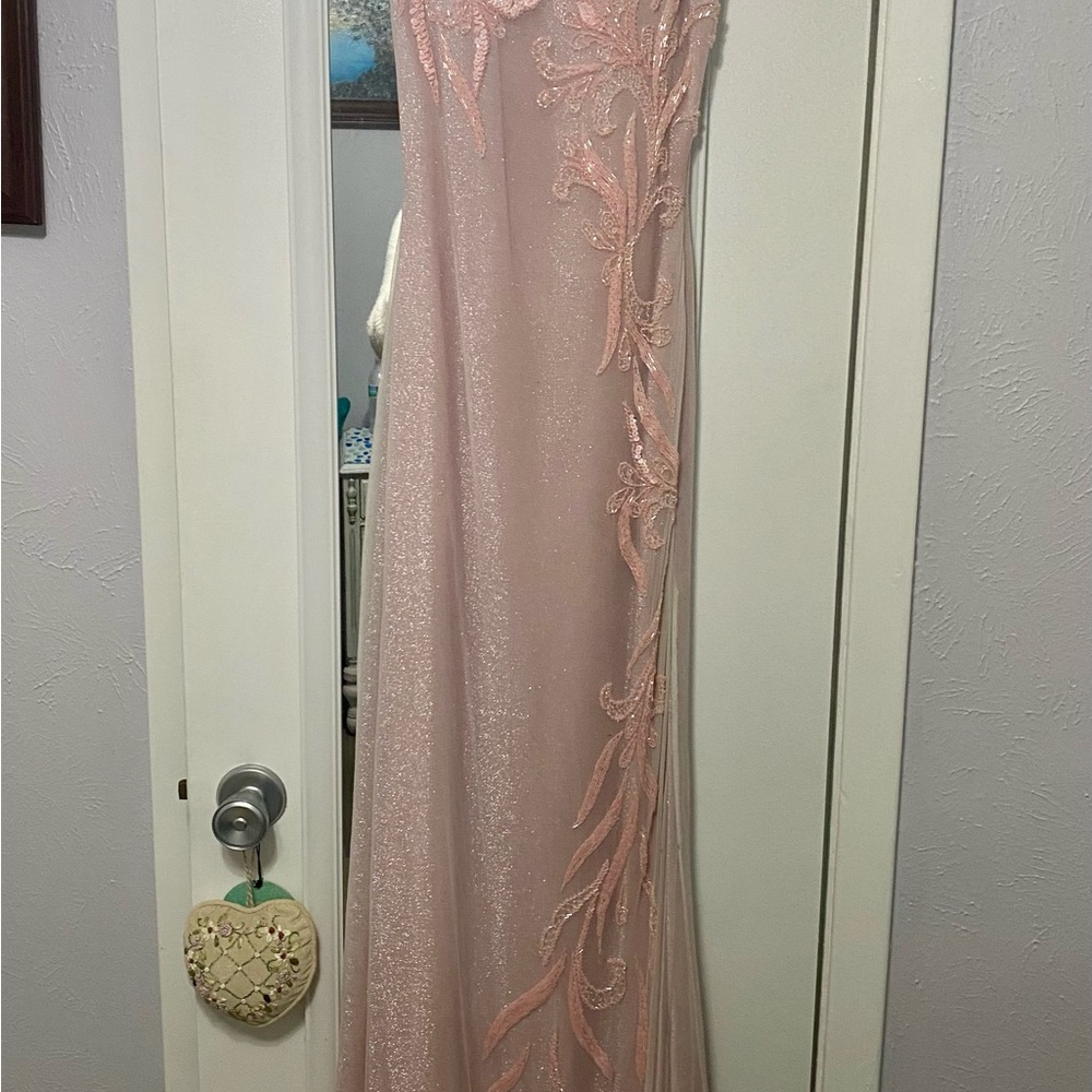 Alyce Designs Pink Sequin Dress